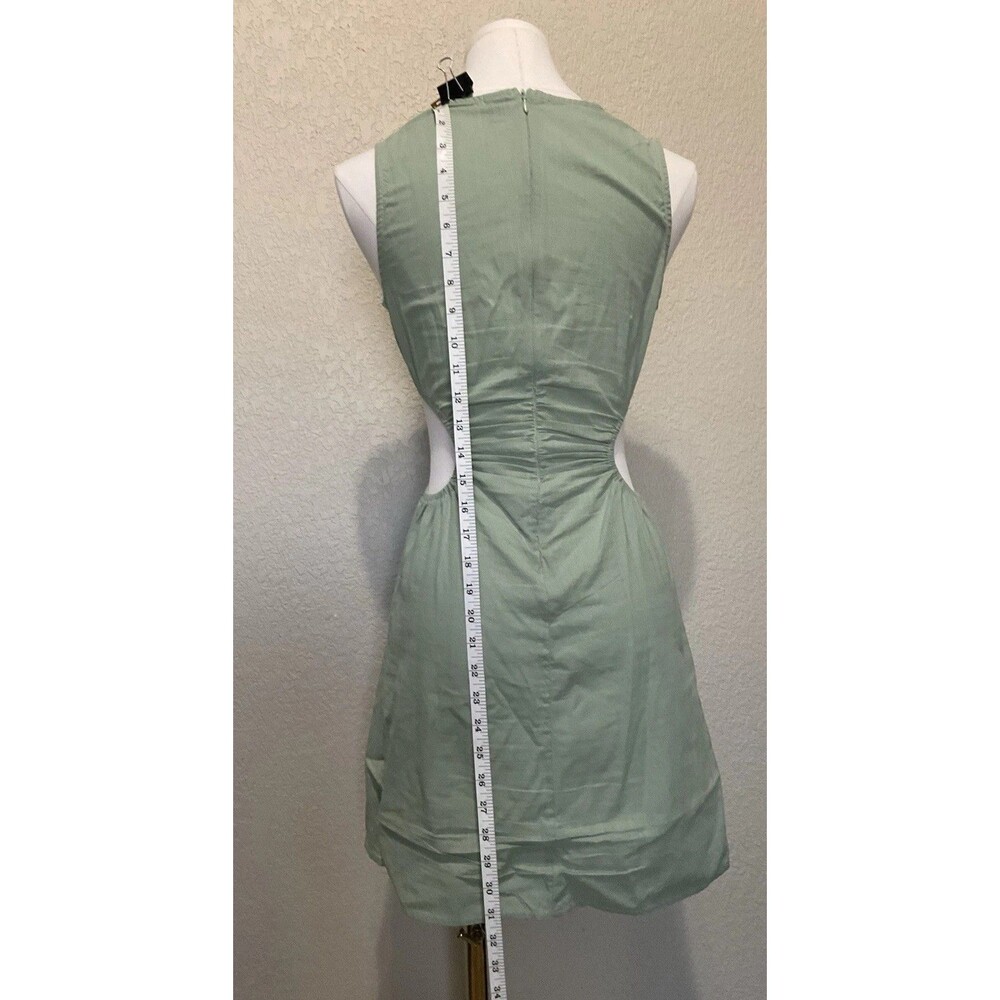 SHEIN, Women’s, Sleeveless Dress, Waist Cut-outs, Sage Green, Size: XS - Picture 5 of 7